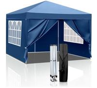 Tonnelle de Jardin,3x3m Tonnelle Pliante POP-UP de Jardin,Protection du Soleil UV 50+,avec Sac