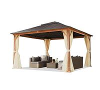 TOOLPORT Forest 4x4 m, Tonnelle de jardin, Forest Superior, gris, imitation chêne - (300187)
