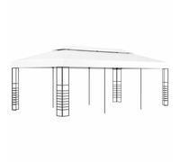 Tonnelle de Jardin Blanc Belvédère Chapiteau Tente de Réception Cour vidaXL