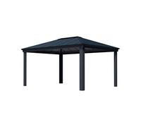 Tonnelle de jardin Dallas 3,64x4,88m, Anthracite