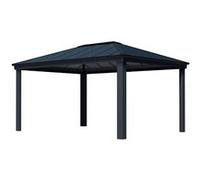 Tonnelle de jardin Dallas 3,64x4,88m, Anthracite Anthracite G
