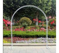 Tonnelle de jardin élégante en métal avec base robuste for rosiers, plantes grimpantes et fruits. Parfaite for les grands mariages, les entrées, les anniversaires, Noël, les terrasses et les pergolas.
