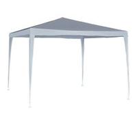 Tonnelle de jardin "Natacha 3" - 9 m² - 3 x 3 m - Blanc Blanc. G