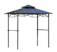 Tonnelle de jardin - Outsunny - 240x150x245cm - Aluminium - marron