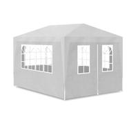 Tonnelle de jardin/ Pavillon de Jardin/Tente de réception Chapiteau Blanc 3x4m 90334