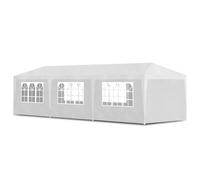 vidaXL Tente de Réception Blanc Tonnelle Pavillon Chapiteau de Jardin Patio 90338