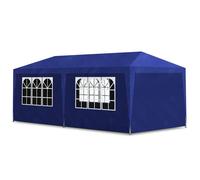 Tonnelle De Jardin/ Pavillon De Jardin/Tente De Réception Chapiteau Bleu 3x6m Bleu