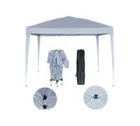 Habitat et Jardin – Tonnelle de jardin pliante Svetlana 3 – 9 m² (3 x 3 m) – Blanc
