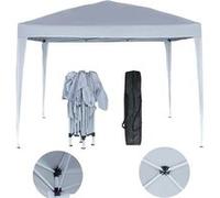 Tonnelle de jardin pliante Svetlana 4 - 12 m² - 3 x 4 m - Blanc Blanc. G