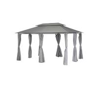 Tonnelle De Jardin Thira 3 X 4 M Graphite/Ardoise - Hespéride Multicolore