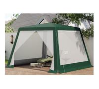 Tonnelle de Jardin WOLTU - Moustiquaire respirante - Pergola Jardin en Maille - 3x3x2.5m - Vert
