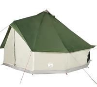 Tonnelle d'extérieur pliable : tente de jardin avec protection UV, tente familiale 6 personnes, verte, étanche, tente pop-up pour jardin, camping, festival