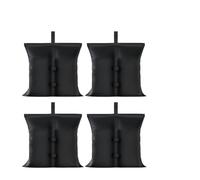 Tonnelle d'extérieur pop-up familiale, tente de camping, protection de plage, abri de maison, abri de sable, auvent pour tente, étal de marché pour abris d'événements (noir, 4 pièces)