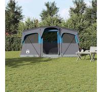 Tonnelle familiale 435 x 255 x 216 cm - Construction robuste en acier polyester pour jardin, camping et extérieur - Imperméable et résistante aux UV - Idéale pour les familles et les groupes