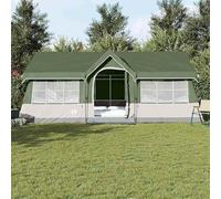 Tonnelle familiale en polyester et acier, grande tente pour camping et jardin, résistante aux intempéries et stable, idéale pour les familles et les activités de plein air