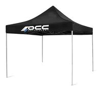 Tonnelle - Occ Motor Sport - Racing - Acier Inoxydable - 3x3m - 100% Imperméable - Noir Multicolore
