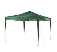 Tonnelle / Pavillon pliable en métal vert 300 x 300 x 260 cm D41048