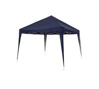 BARNUM - TECTAKE - Tonnelle LINOSA 3x3m Cordes de tension piquets et sac de transport inclus Pliable et étanche - Bleu