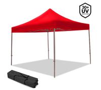 Tonnelle pliante 3 x 3 professionnelle, tente/chapiteau pour marchés, foires... Rouge