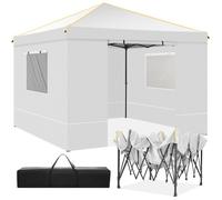 Tonnelle Pliante 3x3 Imperméable Professionnel Tente de Reception,Blanc