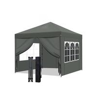 Tonnelle Pliante 3x3 Imperméable, Tente de Camping avec Parois Latérales, Protection UV, Réglable en Hauteur, Tonnelle 3x3 pour Mariage, Stand de Vente, Fête