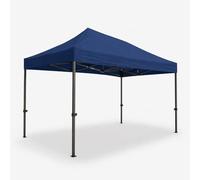 Tonnelle Pliante Pro 3 X 4,5 m pour Jardin, réception, marché - Unité - Bleu