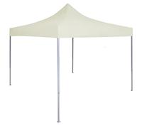 Tonnelle pliante professionnelle 2 x 2 m, cadre en acier crème, résistante aux UV et à l'eau, tente de jardin pour événements en plein air, camping, marchés