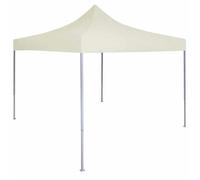 Tonnelle Pliante - vidaXL - Tente de réception pliable professionnelle 2x2 m Acier Crème - Résistant aux UV(1parcel)56795