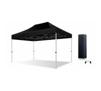 Tonnelle Pliante - Xptent - 2X3 Structure Aluminium 45mm - Toit 380g-m² Noir - qualité Pro Sac Transport