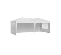Tonnelle Pop-up Gazebo Auvent Abri Solaire 5,9x2,96 m avec Parois Latérale