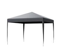 Tonnelle Pop Up Tente d'extérieur Pop-up Gazebo de Camping familiale Protection Solaire Plage Auvent Voiture extérieur Abri Maison(3X3M Grey)