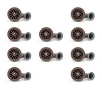 Tonnelle pour diffuseurs d'arrosage. Portée : 2,40 m. Angle d'arrosage réglable 0 à 360°. Filetage femelle compatible avec Hunter, Rain Bird, Irritrol, KRain, Signature. Lot de 10 douilles de haute