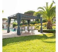 Hespéride Pergola Palmira 4 x 3 m Ardoise
