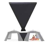 Tonnelle robuste - 870 g - 8 pieds - Tente pop-up - Grand auvent solaire - Kit robuste pour pelouse, stand de marché, foire commerciale, festival, randonnée, excursion de pêche, réunion de famille
