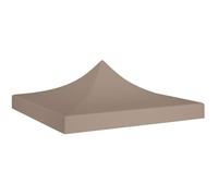 Tonnelle - VIDAXL - Partyzelt-Dach 2x2 m - Tissu Oxford 600D - Résistant aux UV - Taupe