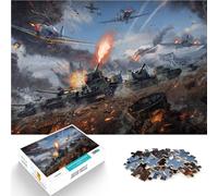 Tonnerre de Guerre Puzzles de 1000 pièces pour Adolescents Jeux Amusants en Famille Liste de souhaits avec Le Père Noël 38x26cm