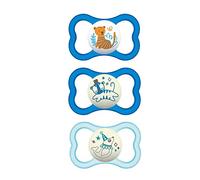 TONOMOrigiht Baby Pacifier, for Sensitive Skin, Glows in The Dark, 3 Pack, 16+ Months, Girl U