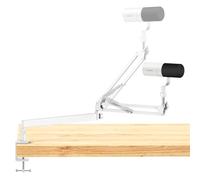 TONOR Bras de Microphone, Bras de Micro à Profil Bas de Première Qualité pour Streaming, Recording, Entièrement Ajustable 360° Rotatif 90° Pliable pour Podcasting, Gaming, 38 cm +35 cm, Blanc, T20LP