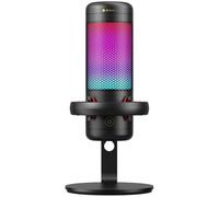 TONOR Micro Gaming RGB, Microphone USB avec Contrôle Gain, Noir TC320 | Touche Muette pour Jeu, Streaming, Podcasting, Enregistrement, Twitch/Youtube/Discord, Micro à Condensateur PC pour Mac/NS