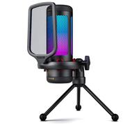 TONOR Micro PC Gaming RGB, USB Microphone Condensateur,200cm, TC310 | Professionnel Mic pour Streaming/Podcast/Enregistrement/Singing/Youtube/Gamer/Stream, Voix-Off pour Ordinateur Laptop Mac