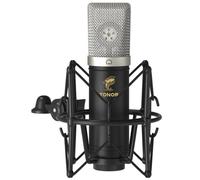TONOR Microphone à Condensateur Cardioïde USB avec Taux d'échantillonnage 192kHz/24Bit, Bras, Support Antichoc pour Diffusion, Enregistrement, Jeux, Baladodiffusion, Voix Off, Youtube, TC-2030