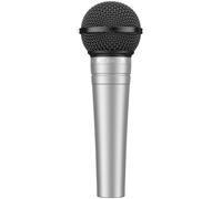 TONOR Microphone Vocal Dynamique cardioïde, Micro Filaire XLR avec Filtre Anti-Pop intégré et Grille en Maille sphérique, Micro Portable avec réduction du Bruit, Chant, Enregistrement, D58 Argent