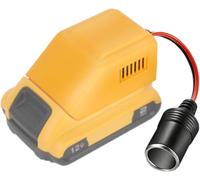 TONSIM Adaptateur de Batterie 12V pour Dewalt - Connecteur Allume-Cigare pour Glacières, Pompes à Air et Appareils Auto