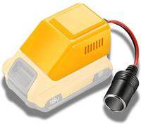 TONSIM Adaptateur de Batterie Compatible avec Dewalt 18V Max - Convertisseur 12V avec Prise Voiture pour Appareils Auto, Jouets et Accessoires