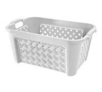 Tontarelli Arianna panier à linge 35 L Rectangulaire Polypropylène (PP) Blanc Blanc G