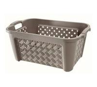 Tontarelli Arianna panier à linge 35 L Rectangulaire Polypropylène (PP) Marron Marron