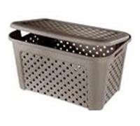 Tontarelli Arianna panier à linge 45 L Rectangulaire Polypropylène (PP) Marron Marron G