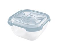 Tontarelli Boîte de conservation carrée 2 l Nuvola Bleu/transparent