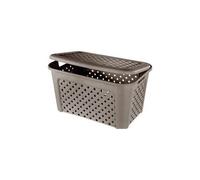 Tontarelli Grand Panier Arianna Avec Tiroir - Marron