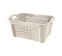 Tontarelli Arianna Panier à linge rectangulaire 35 l Polypropylène (PP) Beige